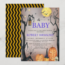 Halloween Spooky Pumpkin Baby Dusche