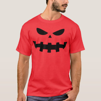 Halloween Spooky Pumpkin Kürbislaterne Face Funny T-Shirt