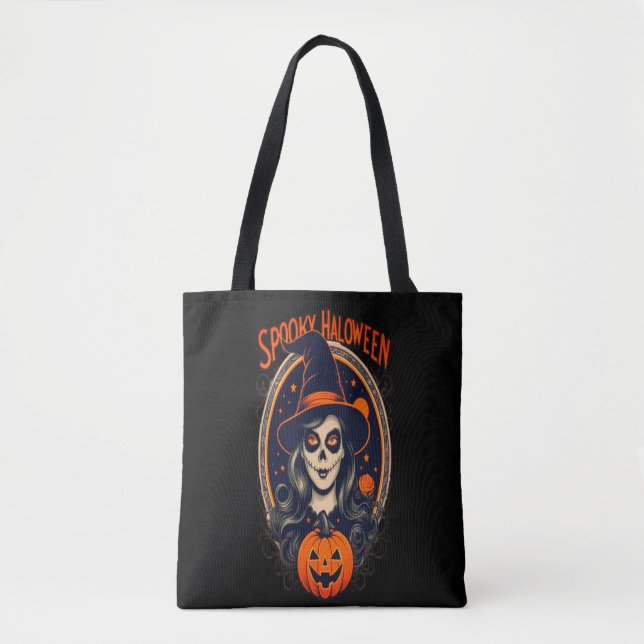 Halloween Spooky Pumpkin Tasche (Vorderseite)