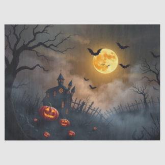 Halloween Spooky Scene Fantasy Tissue Pap Seidenpapier