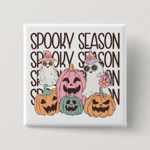 Halloween Spooky Season Button