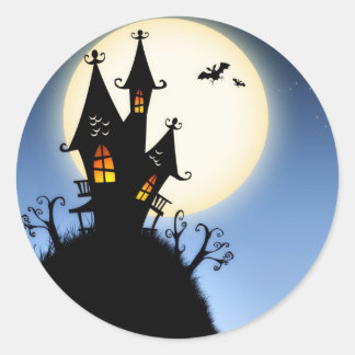 Halloween Spooky Silhouetten Sticker