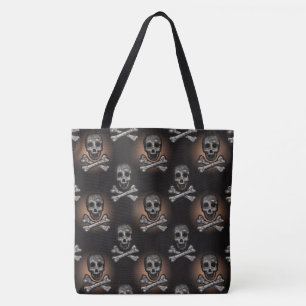 Halloween Spooky Skulls Pattern Tasche