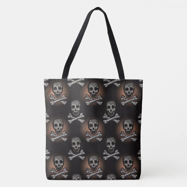 Halloween Spooky Skulls Pattern Tasche (Vorderseite)