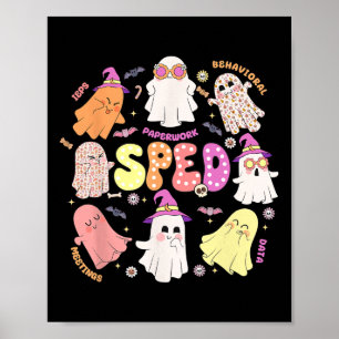 Halloween Spooky Special Bildung Team Poster