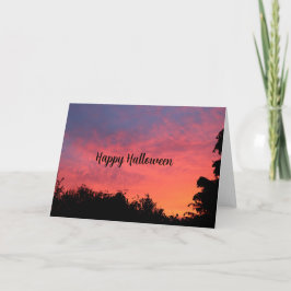 Halloween - Spooky Sunset Einladung