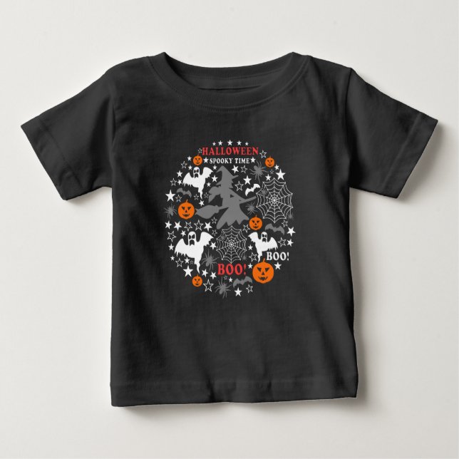Halloween Spooky Time Baby T-shirt (Vorderseite)