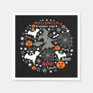 Halloween Spooky Time Serviette