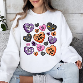 Halloween Spooky Vibes Niedlich Ghost Pumpkin Sweatshirt