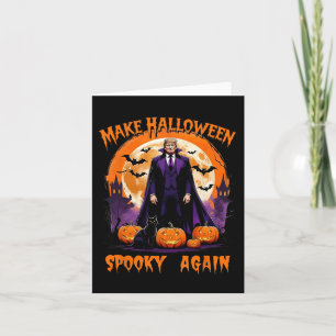 Halloween Spooky Wieder Funny Trump Halloween Karte