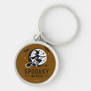 Halloween Spooky Witch Design - Auf dem Zimmer fli Schlüsselanhänger