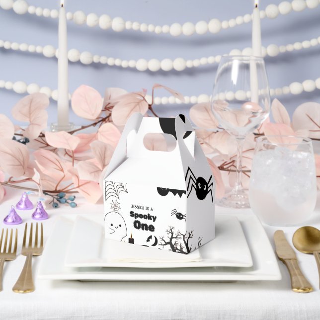 Halloween Sppoky 1. Geburtstagsparty Geschenkschachtel (Hochzeit)