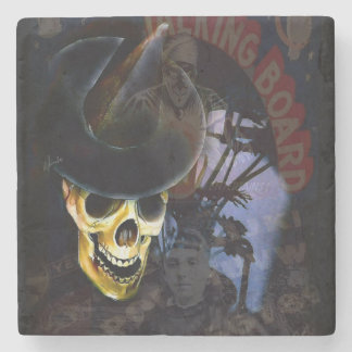 Halloween sprechendes Brett Skelett Untersetzer