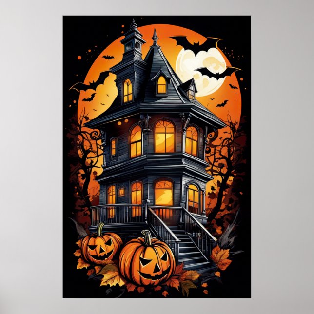 Halloween-Spuk Freude Poster (Vorne)