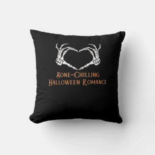 Halloween Spuk Heart Skeletal Knochen Chilling Cla Kissen