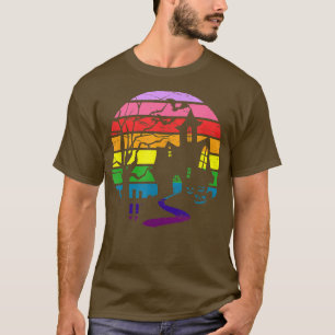 Halloween Spuk House 9Bar 2017 LGBTQ Pride (Bla T-Shirt