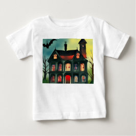 Halloween Spuk House Baby T-shirt