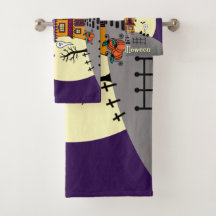 Halloween Spuk House Black Bat Full Moon Ghost