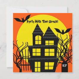 Halloween Spuk House Custom Einladung