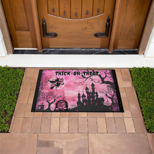 Halloween Spuk House Fußmatte (Außenbereich)