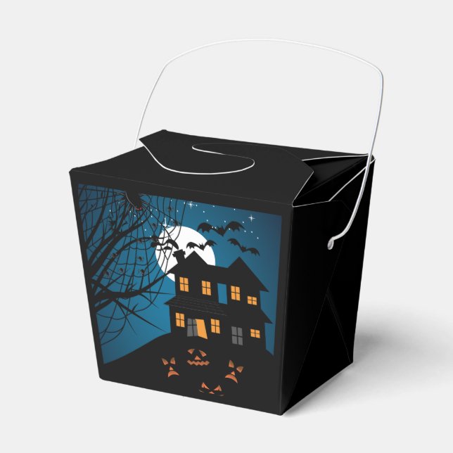 Halloween Spuk House Geschenkschachtel (Vorderseite)