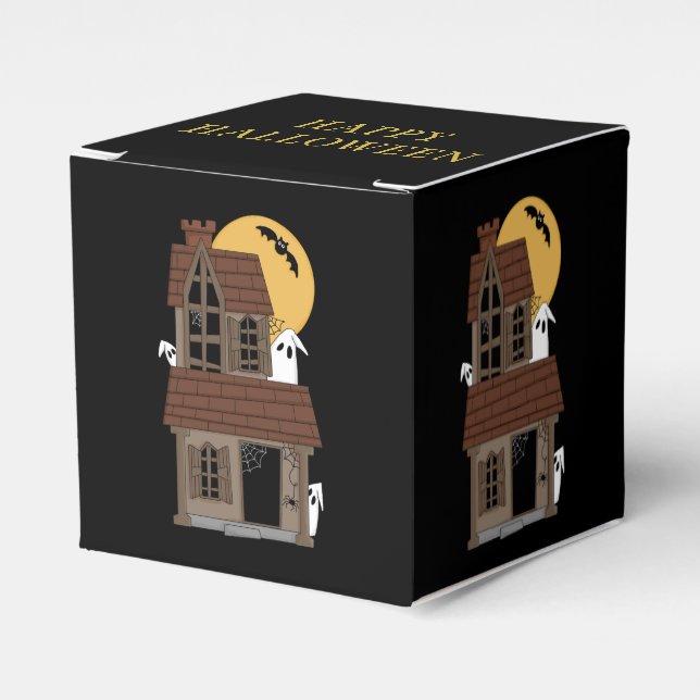 Halloween Spuk House Ghosts Bat Geschenkschachtel (Vorderseite)