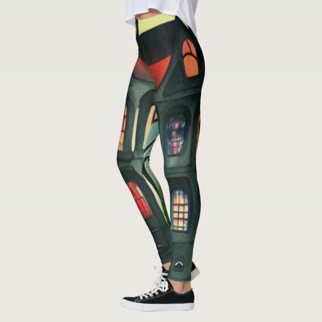 Halloween Spuk House Leggings (Links)
