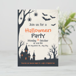 Halloween Spuk House Party Einladung