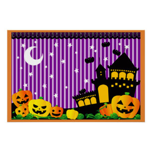 Halloween Spuk House Poster
