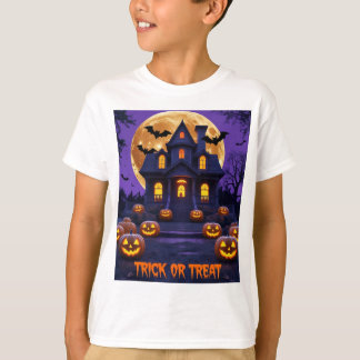 Halloween Spuk House T - Shirt | Spooky Pumpkins
