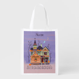 Halloween Spuk House Trick oder Treat Candy Bag Wiederverwendbare Einkaufstasche