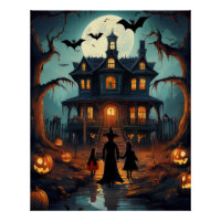 Halloween Spuk House Trick oder Treaters