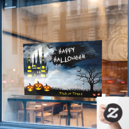 Halloween Spuk House Window Cloning Fensteraufkleber
