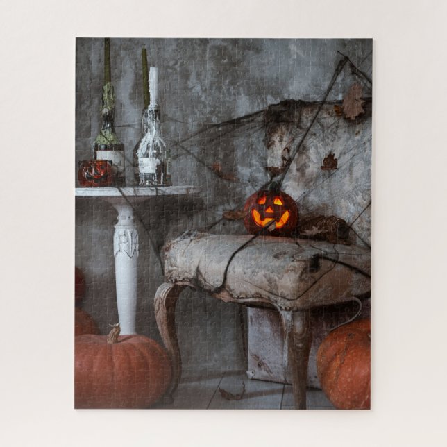 Halloween Spuk House Wohngestaltung Pumpkins (Vertikal)