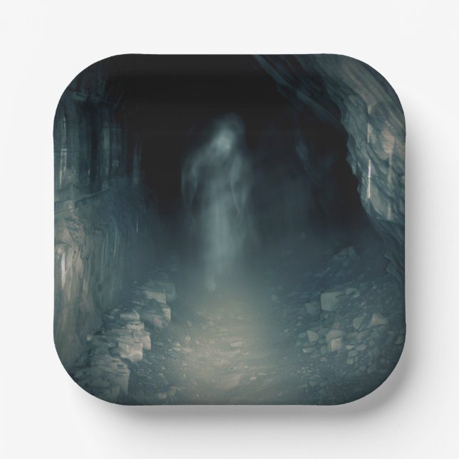Halloween - Spuk Mine 2 Pappteller (Vorderseite)