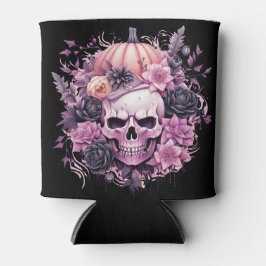Halloween - Spuk rosa Skull Dosenkühler