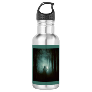 Halloween - Spuk Wald 2 Edelstahlflasche