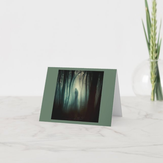 Halloween - Spuk Wald 4 Karte (Vorderseite)