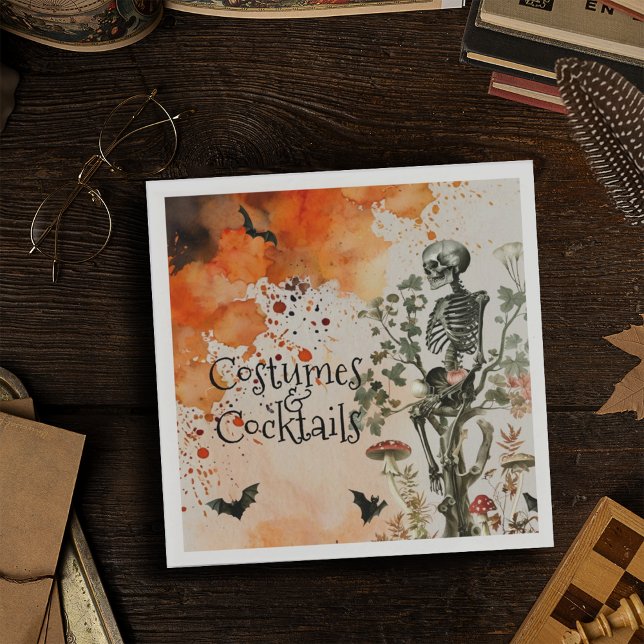 Halloween Spuk Waldkostüme und Cocktail Serviette (Von Creator hochgeladen)