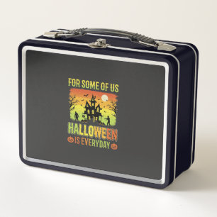 Halloween Spukhaus für einige von uns Metall Brotdose