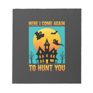 Halloween Spukhaus hängt mit meinen Hexen Notizblock