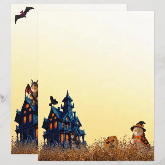 Halloween Spukhaus Katzen und etwas Spaß