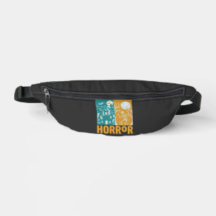 Halloween Spukhaus Mond Skelett Design_1 Bauchtasche