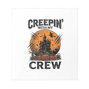 Halloween Spukhaus Schleich Mit Meiner Crew Shirt Notizblock