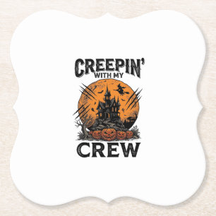 Halloween Spukhaus Schleichen Mit Meiner Crew Shir Untersetzer
