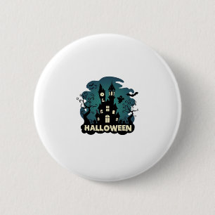 Halloween Spukhaus Uhrturm Fledermäuse Geist_1 Button