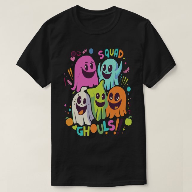 Halloween Squad Ghouls T-Shirt (Design vorne)