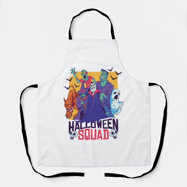 Halloween Squad Schürze (Vorderseite)