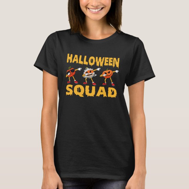 Halloween Squad Shirt Family Matching Pumpkins Kid (Vorderseite)