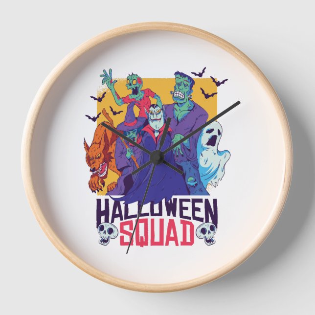 Halloween Squad Uhr (Vorderseite)